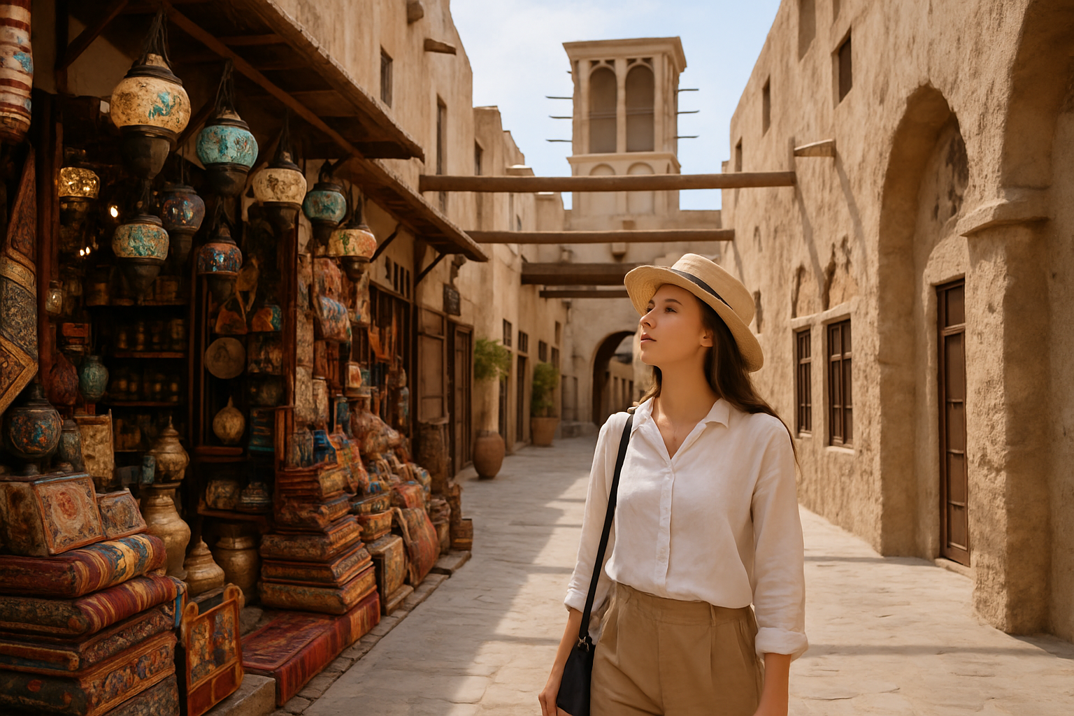 Cultural exploration at Dubai's traditional markets and heritage sites